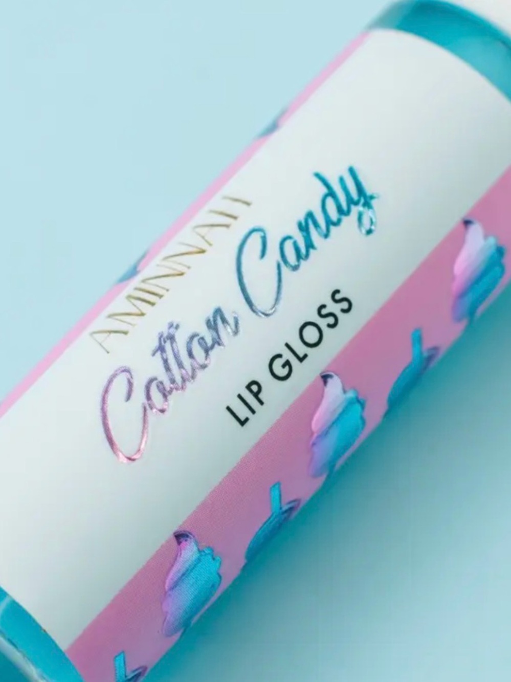 AMINNAH Cotton Candy Lip Gloss • Brand New